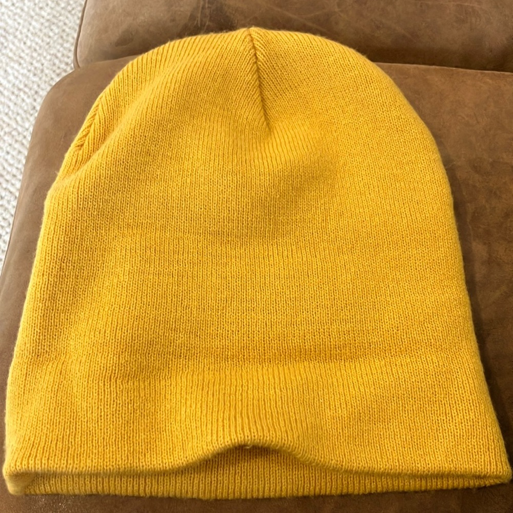 Yellow beanie